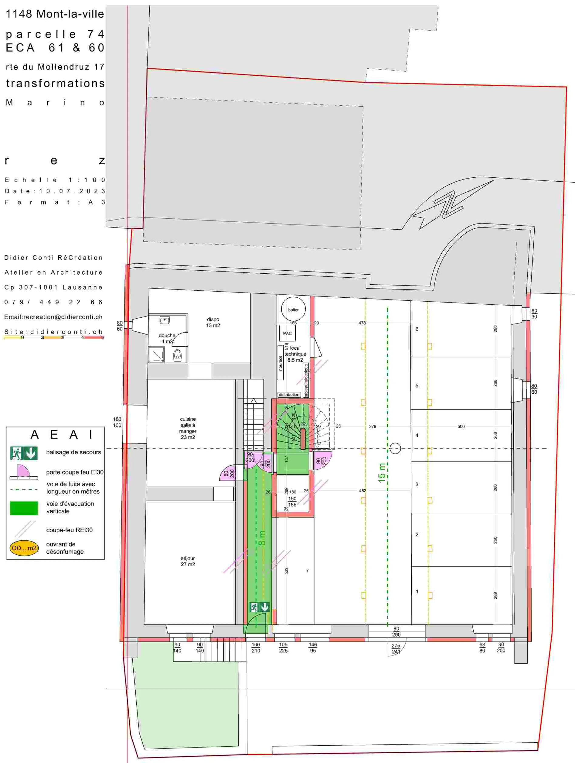 Maison de caractère à vendre – 7 logements - 2 buro/comm Mont-la-Ville (1148) — photo 6