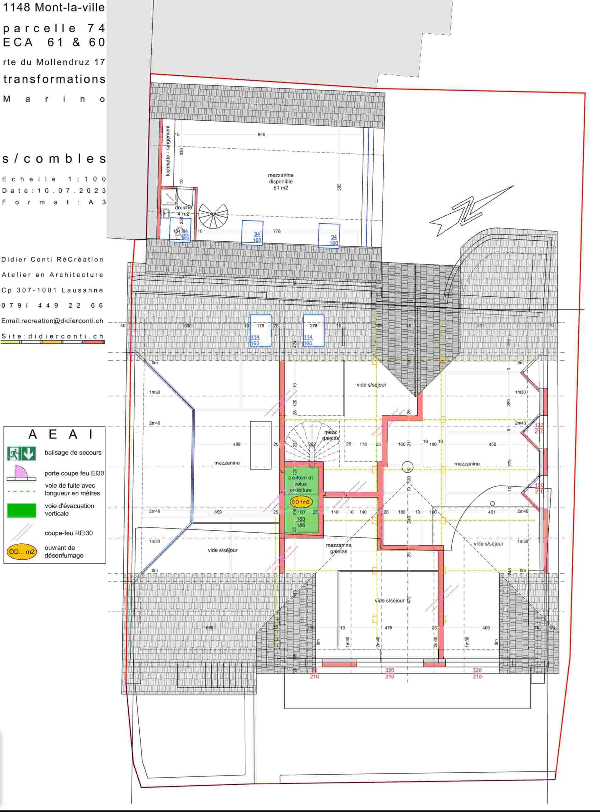 Maison de caractère à vendre – 7 logements - 2 buro/comm Mont-la-Ville (1148) — photo 9